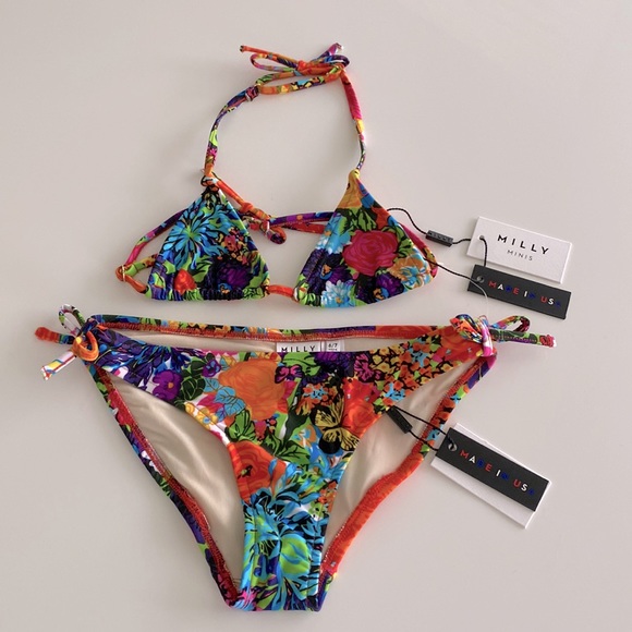 Milly Minis Bikini Bathing Suit Set Girls New - Picture 2 of 7